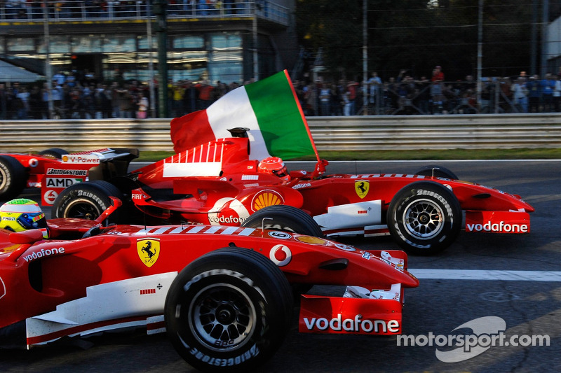 Michael Schumacher ve Felipe Massa