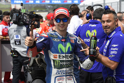 El segundo puesto clasificadoJorge Lorenzo, de Yamaha Factory Racing