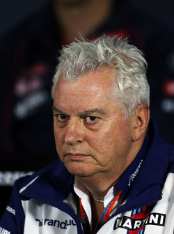 Pat Symonds, Director Técnico de Williams en la conferencia de prensa de la FIA
