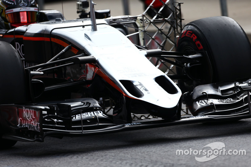 Паскаль Верляйн, Sahara Force India F1 VJM08 Тестовий гонщик переднє крило в деталях