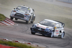 Johan Kristoffersson, Volkswagen Team Sweden, Polo R WRX, und Petter Solberg, SDRX Citroën DS3
