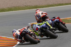 Marc Marquez, Repsol Honda Team, Jorge Lorenzo e Valentino Rossi, Yamaha Factory Racing e Dani Pedro
