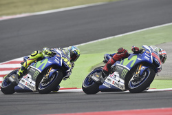 Jorge Lorenzo e Valentino Rossi, Yamaha Factory Racing