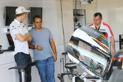 Brendon Hartley, Porsche Team and Juan Pablo Montoya