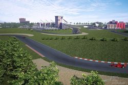 Il rendering dell'ipotizzato autodromo azero di Baku