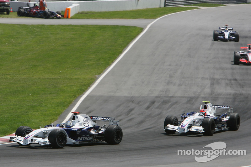 Nick Heidfeld vor Robert Kubica