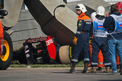 El Toro Rosso accidentado de Carlos Sainz