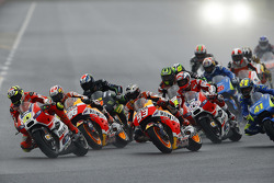 Старт: Андреа Янноне, Ducati Team та Марк Маркес, Repsol Honda Team
