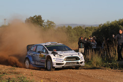 Ott Tanak e Molder Raigo, M-Sport Ford Fiesta WRC