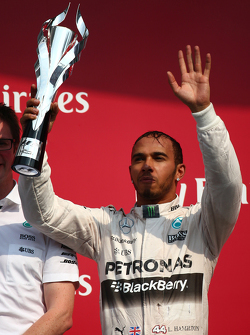 Tweede plaats Lewis Hamilton, Mercedes AMG F1 W06