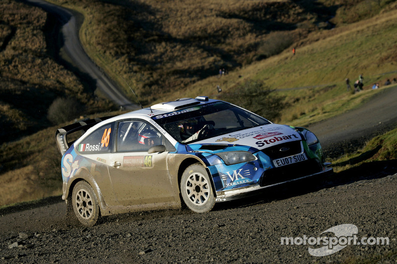 Rallye Großbritannien 2008: Valentino Rossi, Carlo Cassina, Ford Focus RS WRC