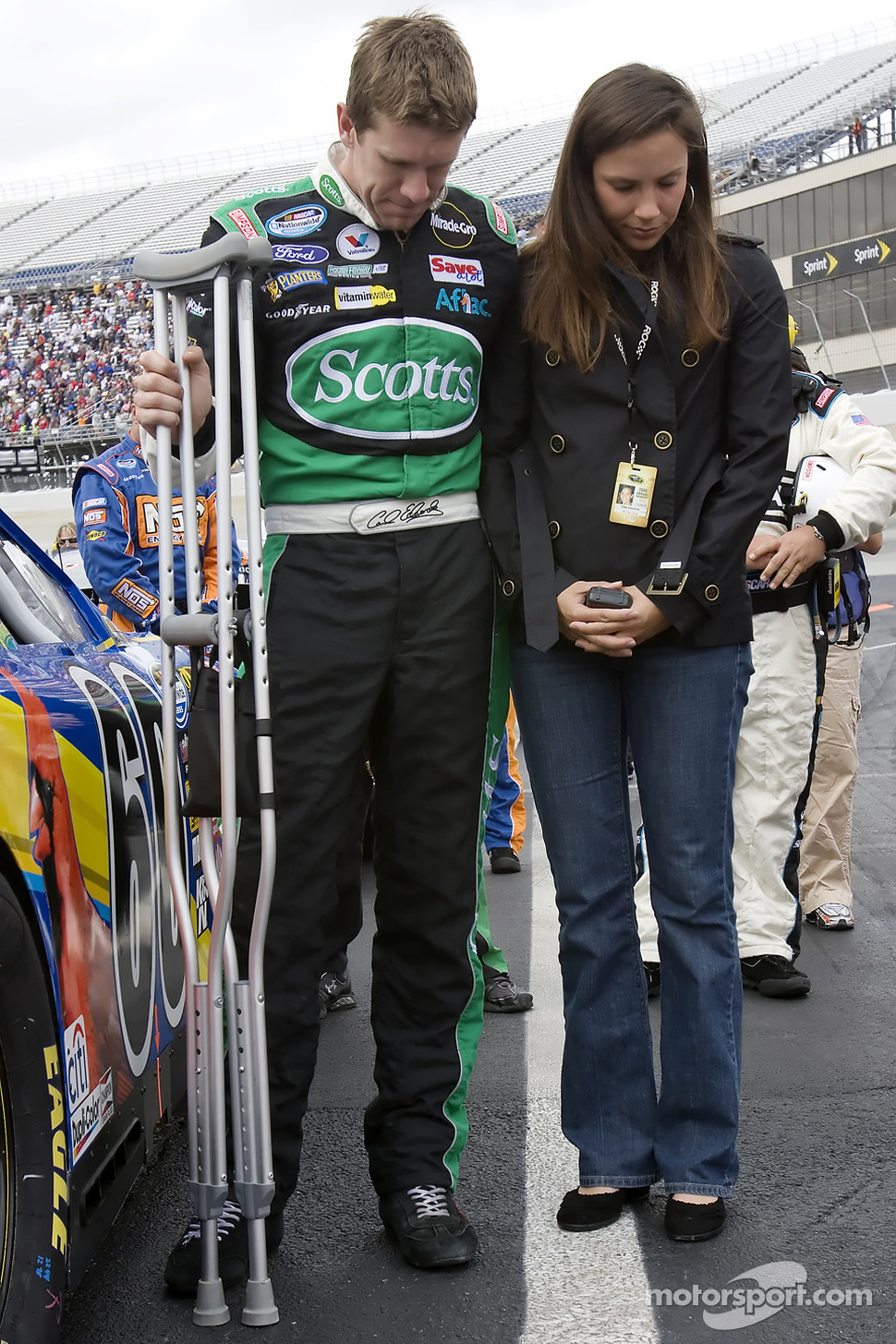 Carl Edwards and his wife Kate NASCAR XFINITY photos Main gallery