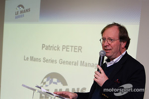 Patrick Peter at the original announcement of the Le Mans Series prior to the European LMS name change