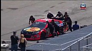 NASCAR Tony Stewart Hits the Wall During Practice at Michigan 2013 NASCAR Tony Stewart Hits the Wall During Practice at Michigan 2013