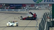 2014 United SportsCar Championship 12 Hours of of Sebring David Ostella massive crash 2014 United SportsCar Championship 12 Hours of of Sebring David Ostella massive crash