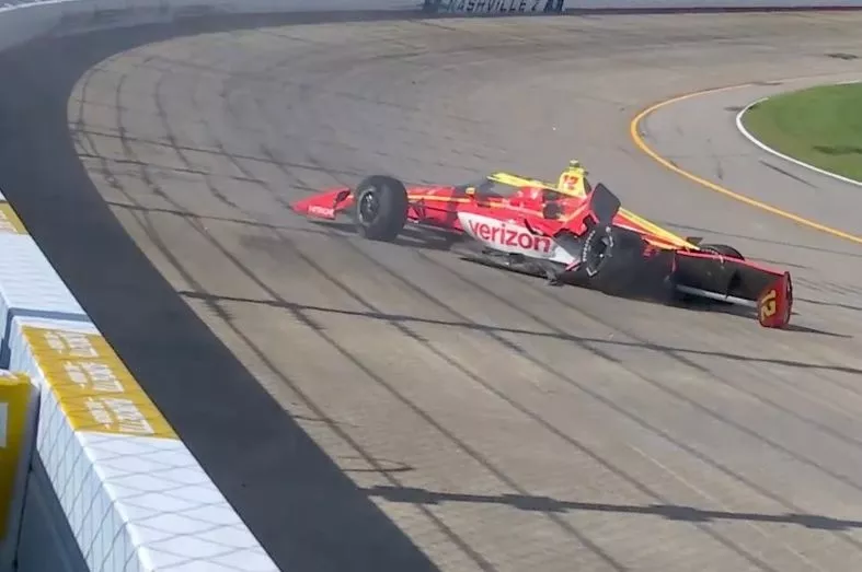 El accidente de David Malukas en Nashville