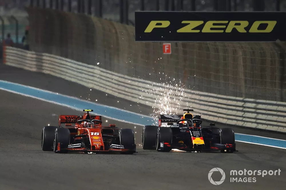 Max Verstappen, Red Bull Racing RB15, Charles Leclerc, Ferrari SF90
