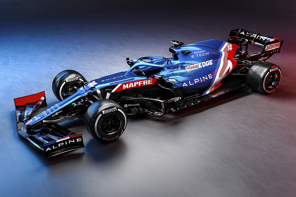 アルピーヌF1”初代”マシンA521が発表。ブルー基調の美しいカラーリング