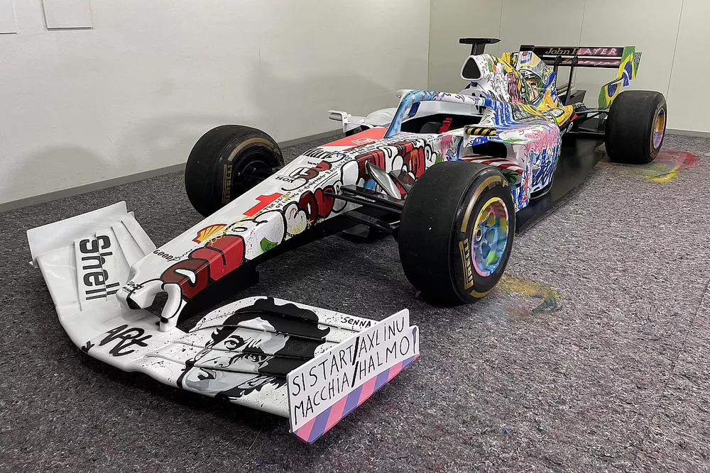 アイルトン・セナをトリビュート。ユニークなアートF1カーがイモラで公開へ