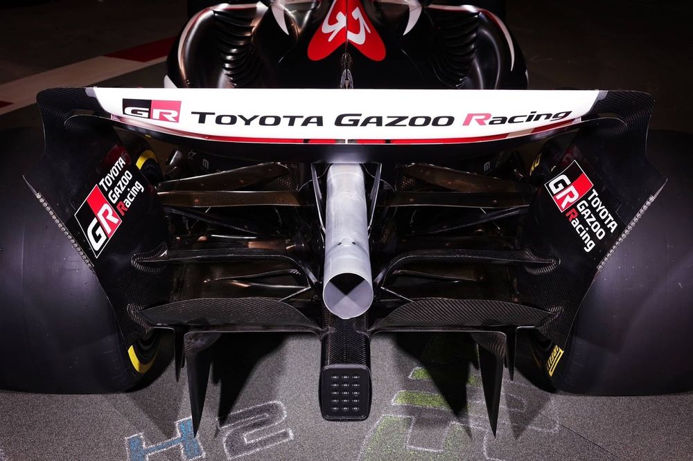 Haas VF-24 with Toyota Gazoo Racing partnership 
