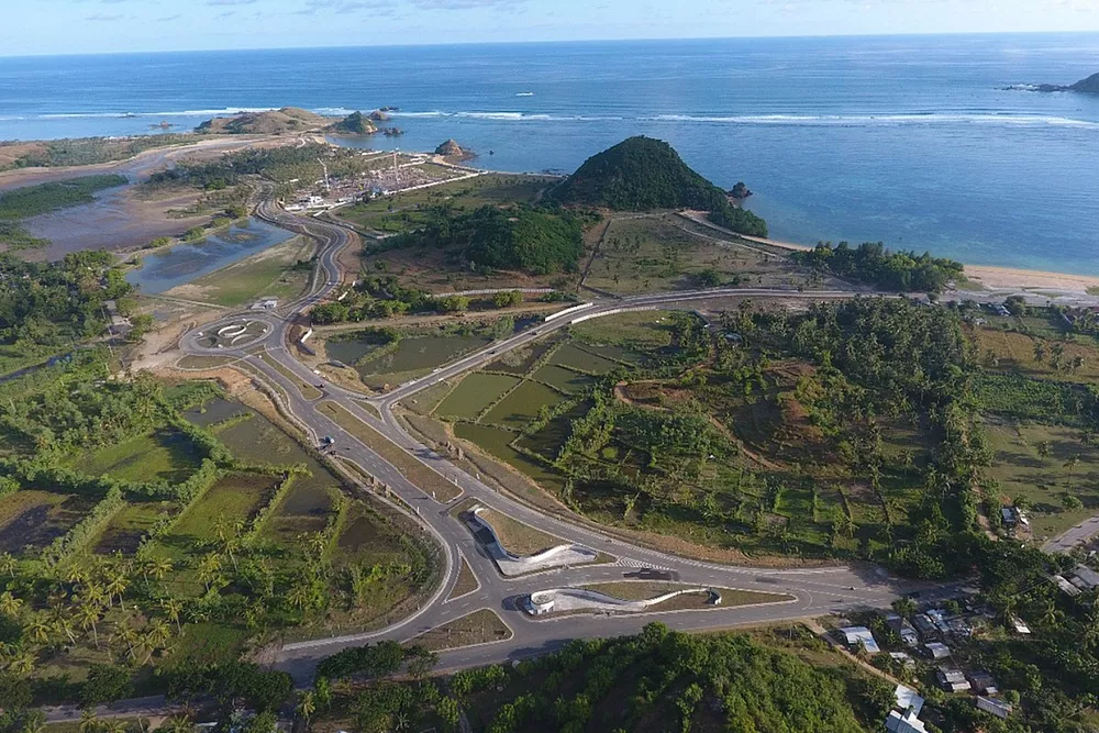 Mandalika circuit aerial view