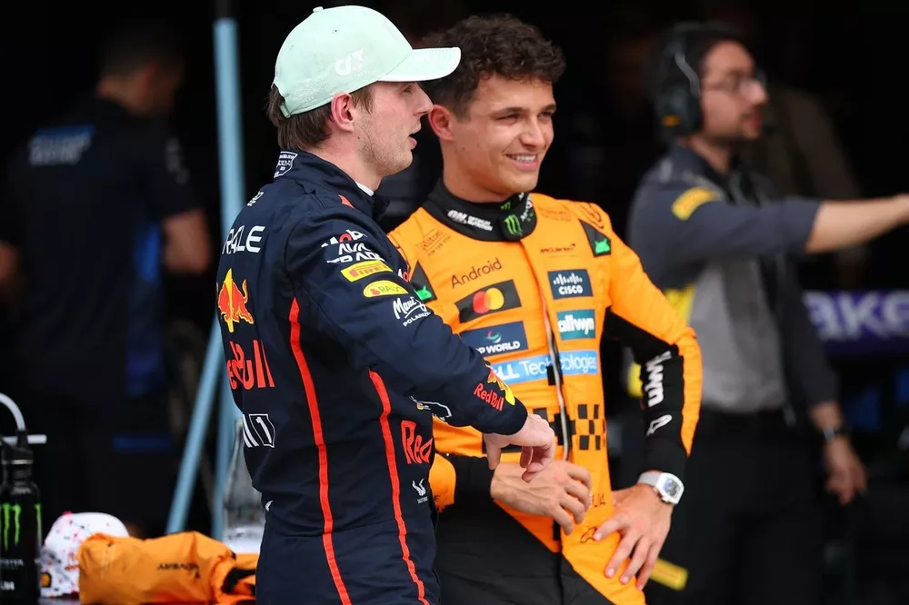 Lando Norris, McLaren, Max Verstappen, Red Bull Racing