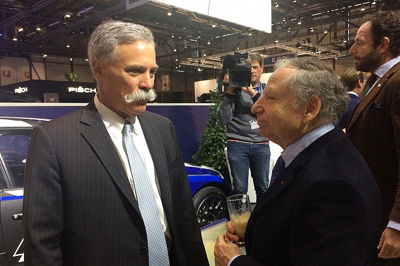 Chase Carey, CEO de la F&oacute;rmula 1 , Jean Todt, presidente de la FIA 