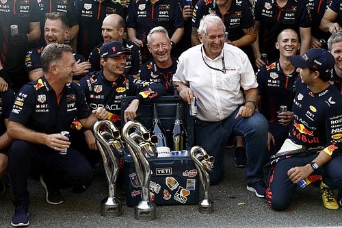 Horner destaca el avance de Checo Pérez "por las malas" en Monza