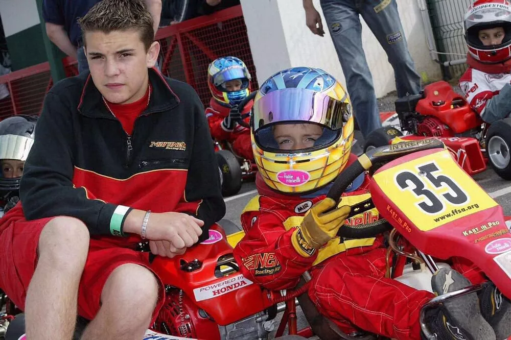 Jules Bianchi y Charles Leclerc