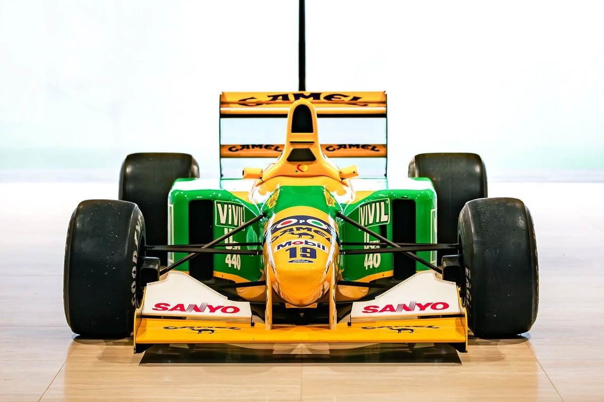 Michael Schumacher's first race-winning F1 car sells at auction for seven-figure sum