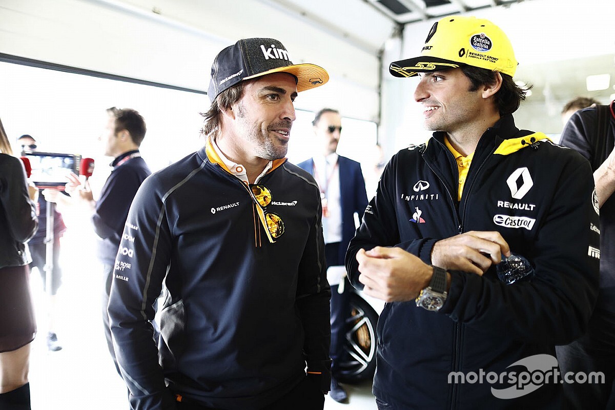 Sainz espera los consejos de Alonso sobre McLaren