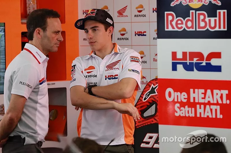 Marc Marquez, Repsol Honda Team, mit Alberto Puig