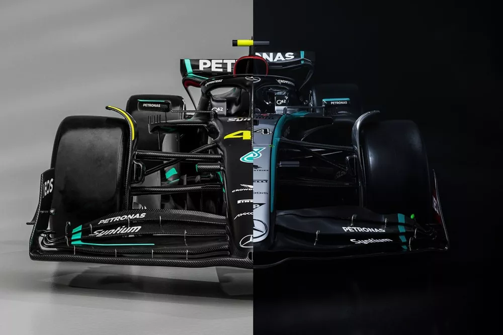Mercedes W14 vs. W15