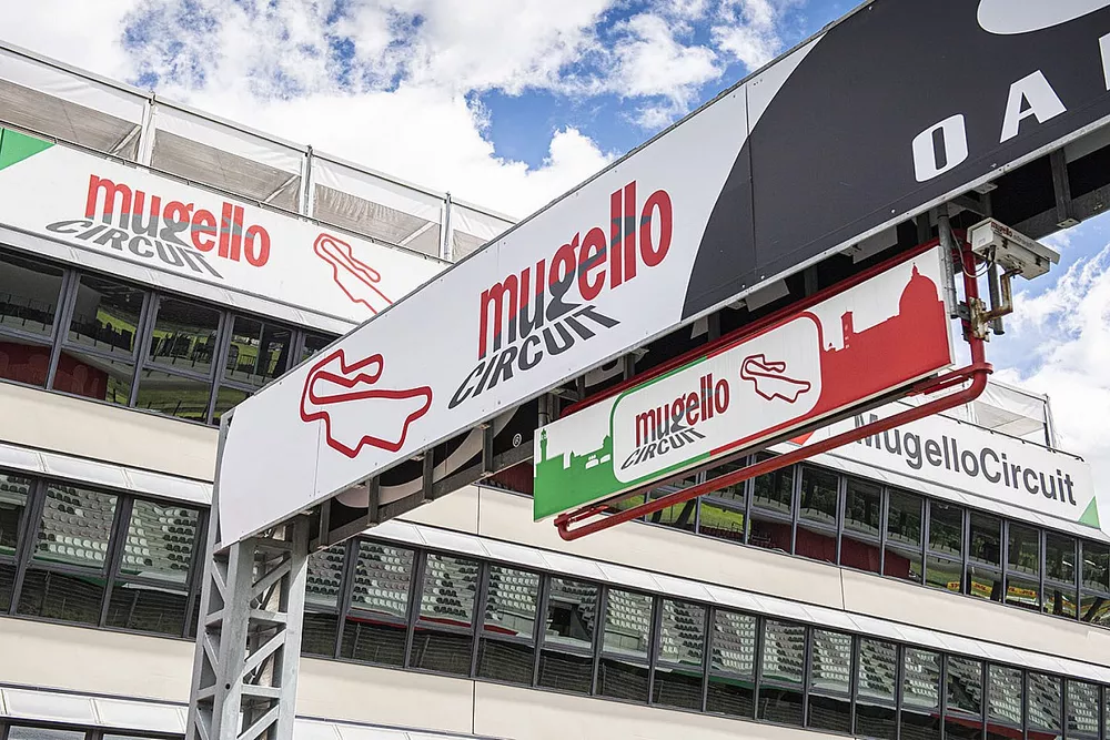 Dettaglio del circuito del Mugello