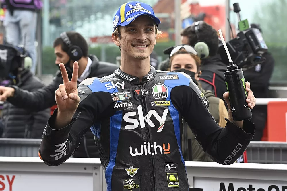 Tercer puesto Luca Marini, Esponsorama Racing