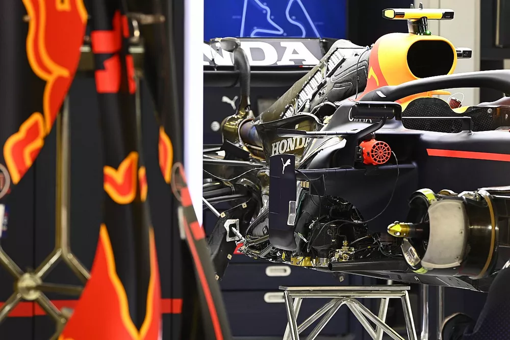 Red Bull RB16B bodywork off