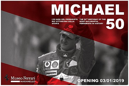 El Museo Ferrari abrirá la exposición "Michael 50" dedicada a Michael Schumacher