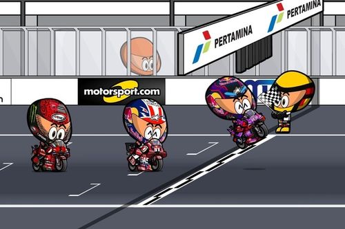 V&iacute;deo: el emocionante GP de Indonesia de MotoGP por Minibikers