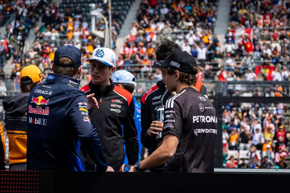 Andrea Kimi Antonelli, Mercedes, Max Verstappen, Red Bull Racing, Oliver Bearman, Haas F1 Team