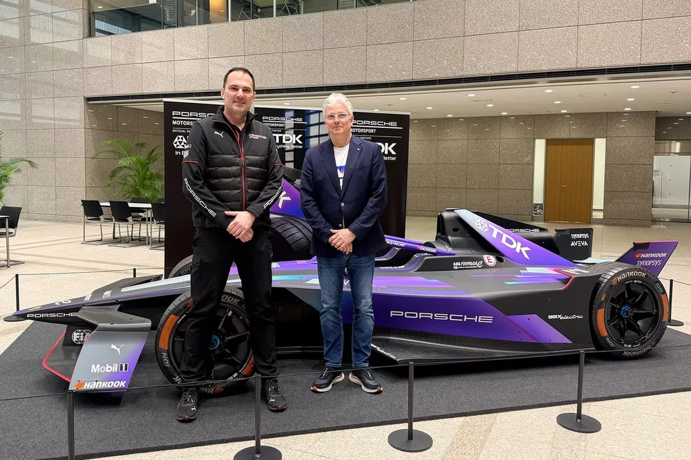 Florian Modlinger, Porsche Motorsport, Director Factory Motorsport Formula E, Michael Pocsatko, Mission Executive of TDK