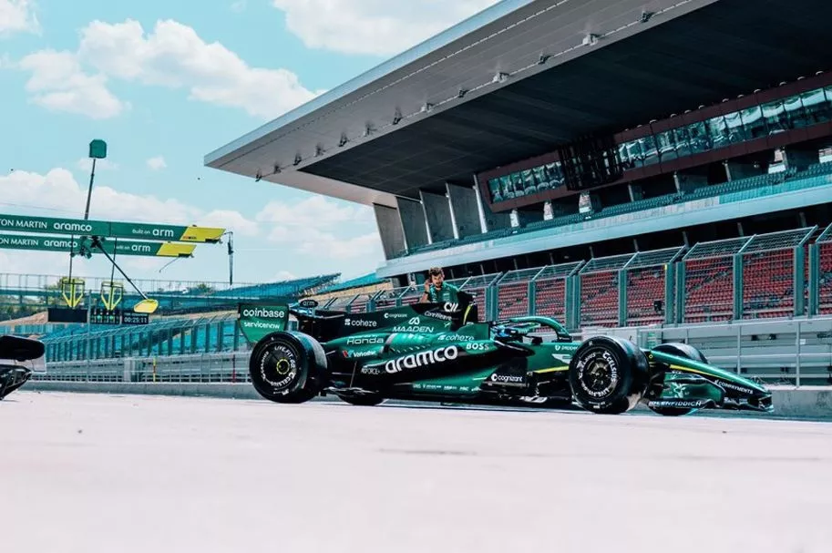 Jak Crawford, Aston Martin, Pirelli-test op de Hungaroring