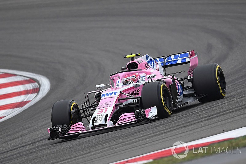 F1 FORCE INDIA VJM11 2018 エステバン オコン Force India unveil 2018 car, the VJM11, but no word on