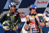 Baris depan, Rossi akan coba tempel Marquez