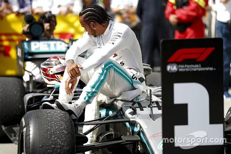Le vainqueur Lewis Hamilton, Mercedes AMG F1