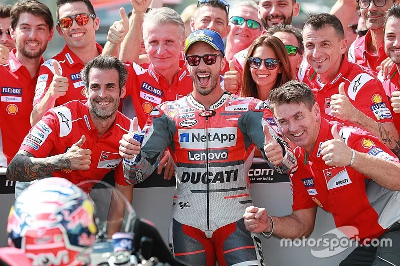 Pole position Andrea Dovizioso, Ducati Team