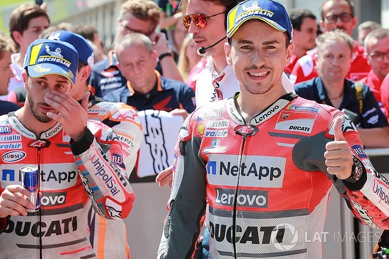 tercer clasificado Jorge Lorenzo, Ducati Team
