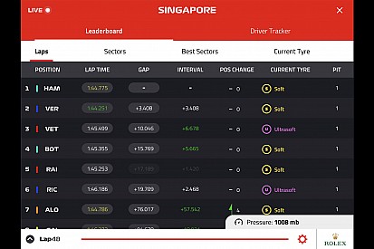 Formula 1 berjanji perbaiki aplikasi live timing
