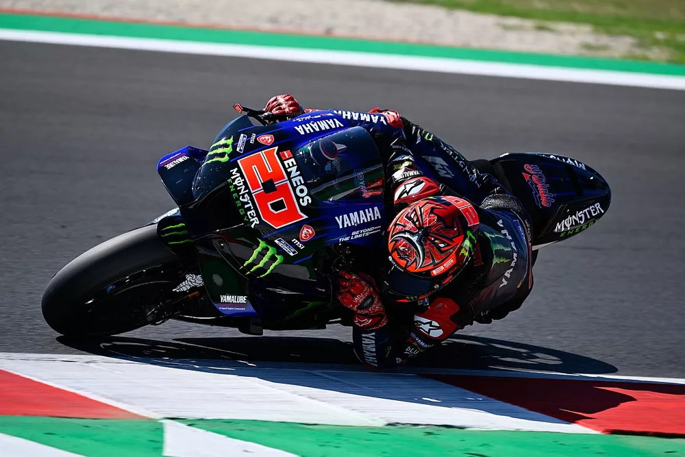 Quartararo vuela en el final del test de MotoGP en Misano