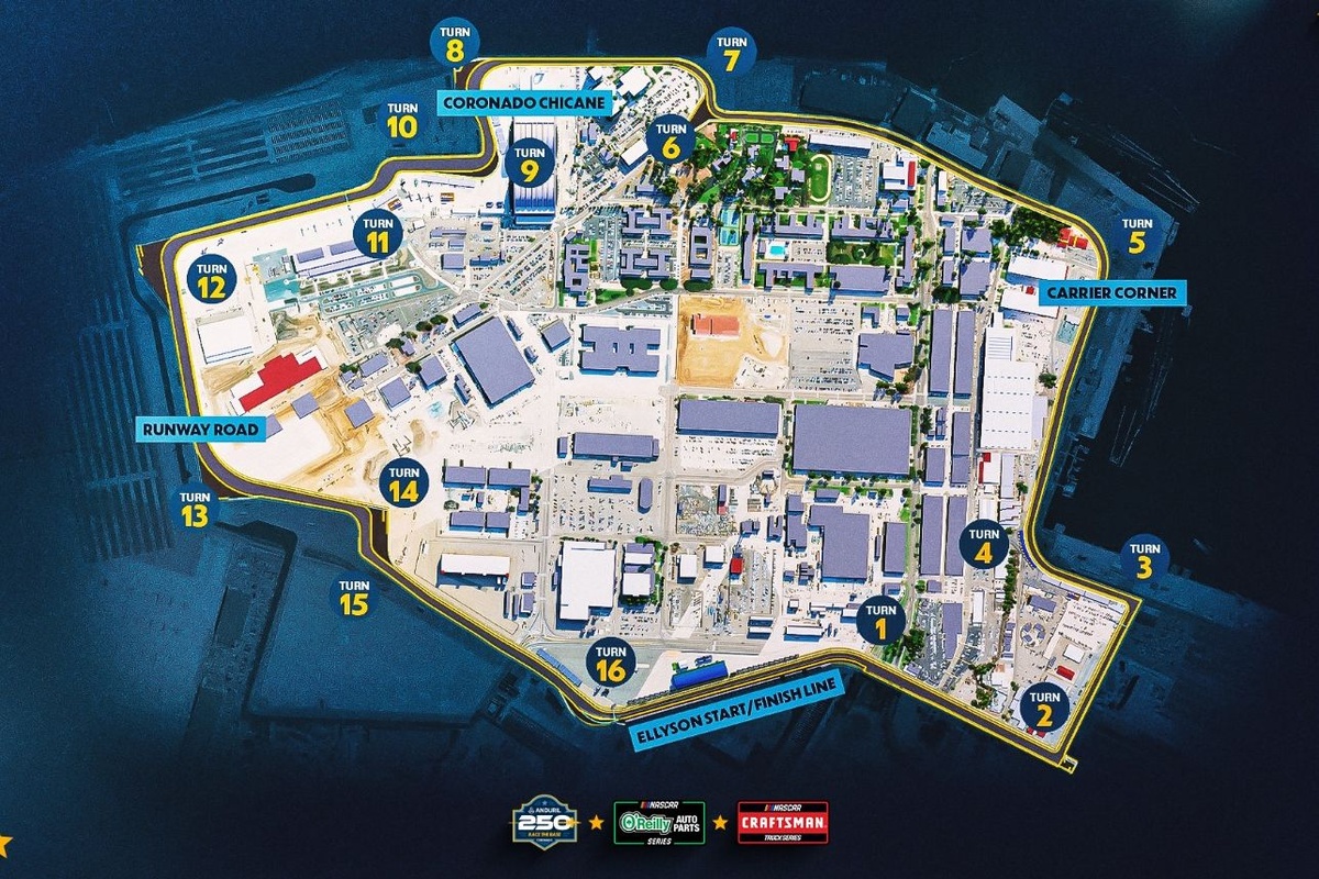 Video: NASCAR unveils full San Diego street course layout at Naval base thumbnail