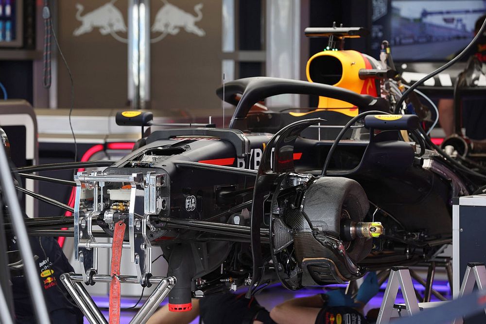Detalle técnico del Red Bull Racing RB19